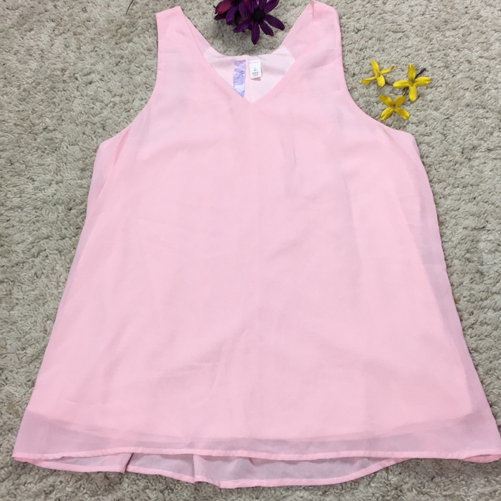 Alya Women’s Pink Soft Tanktop Size L